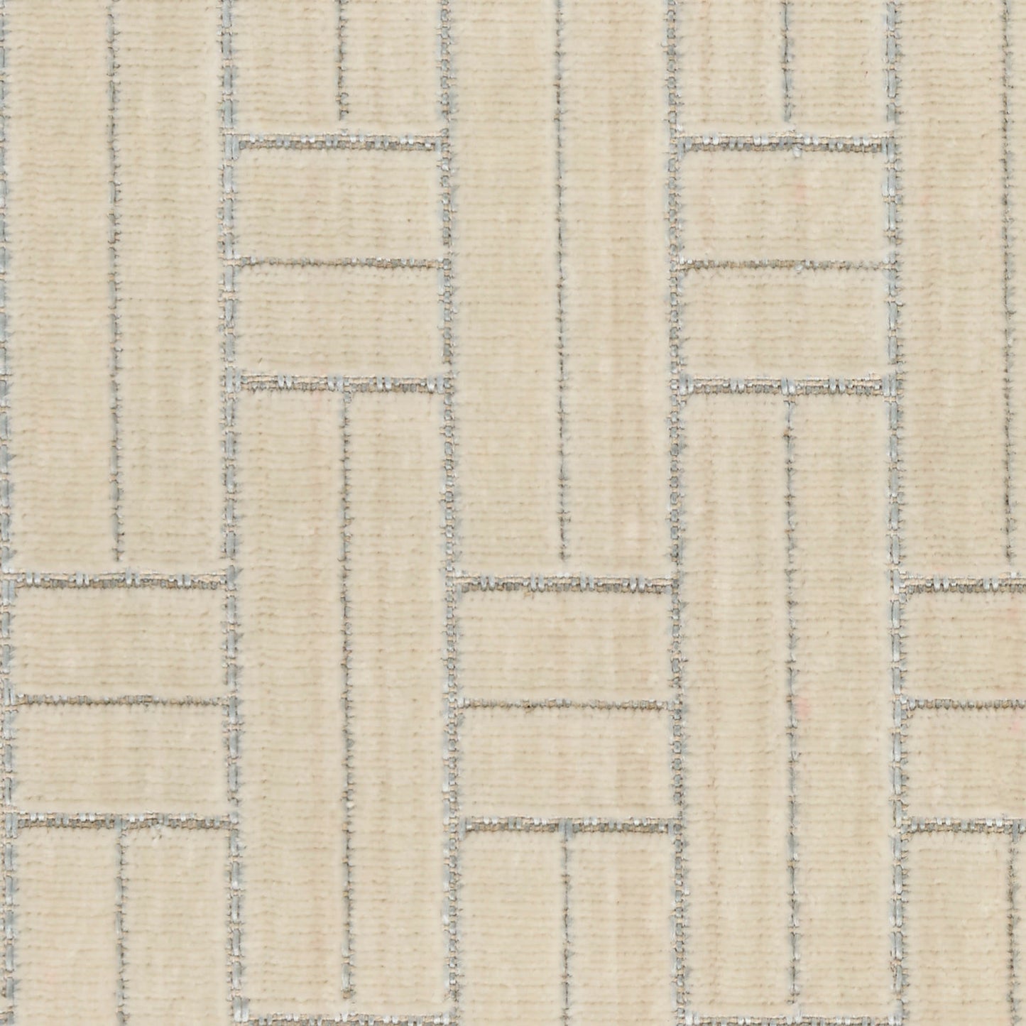 Nourison Washable Charm 2' x 6' Ivory Modern Indoor Rug