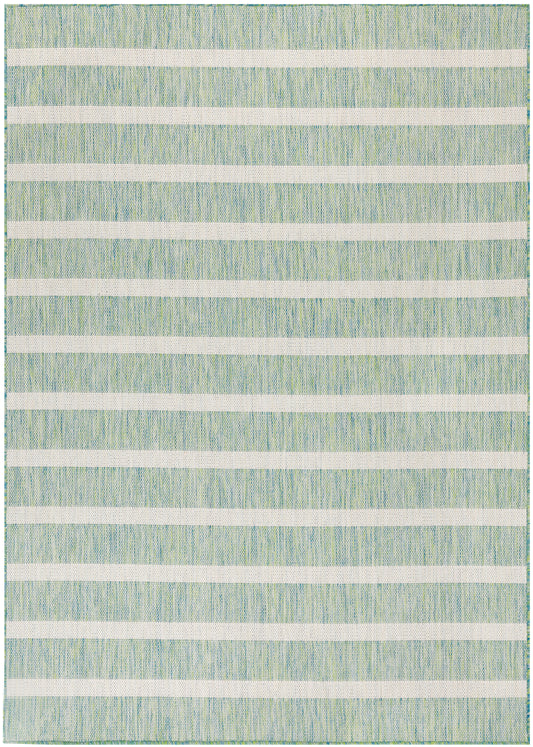 Nourison Positano 10' x 14' Blue Green Ivory Modern Rug
