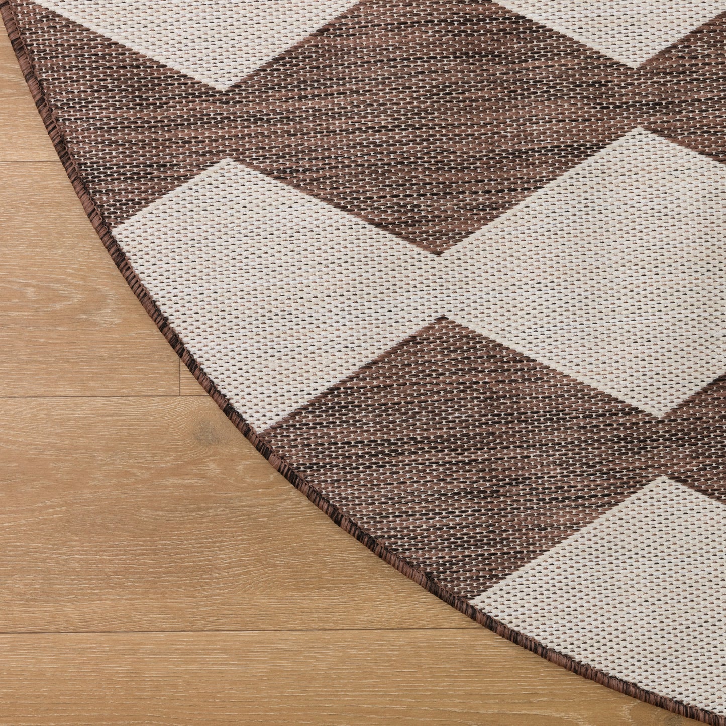 Nourison Positano 8' x Round Natural Modern Rug