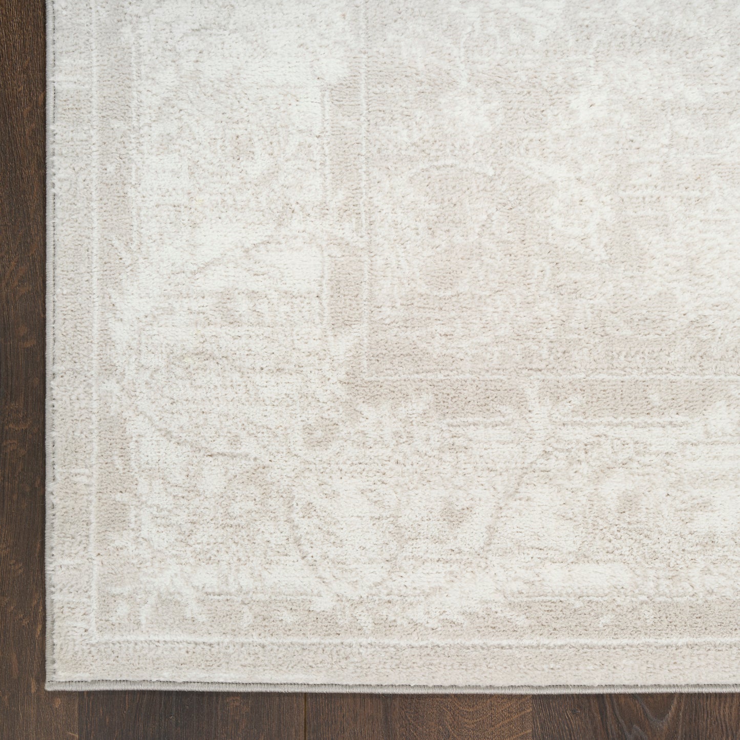 Nourison Dekor 7'10" x 9'10" Light Grey Vintage Indoor Rug