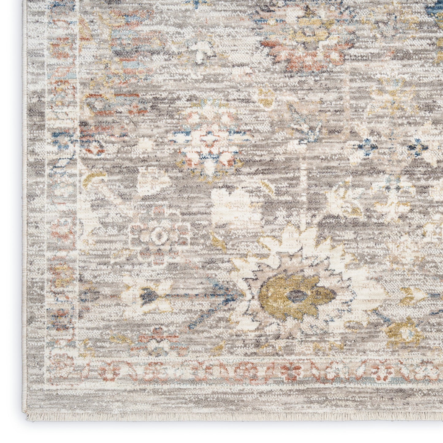 Nourison Antique Fusion 8' x 10' Grey Vintage Indoor Rug