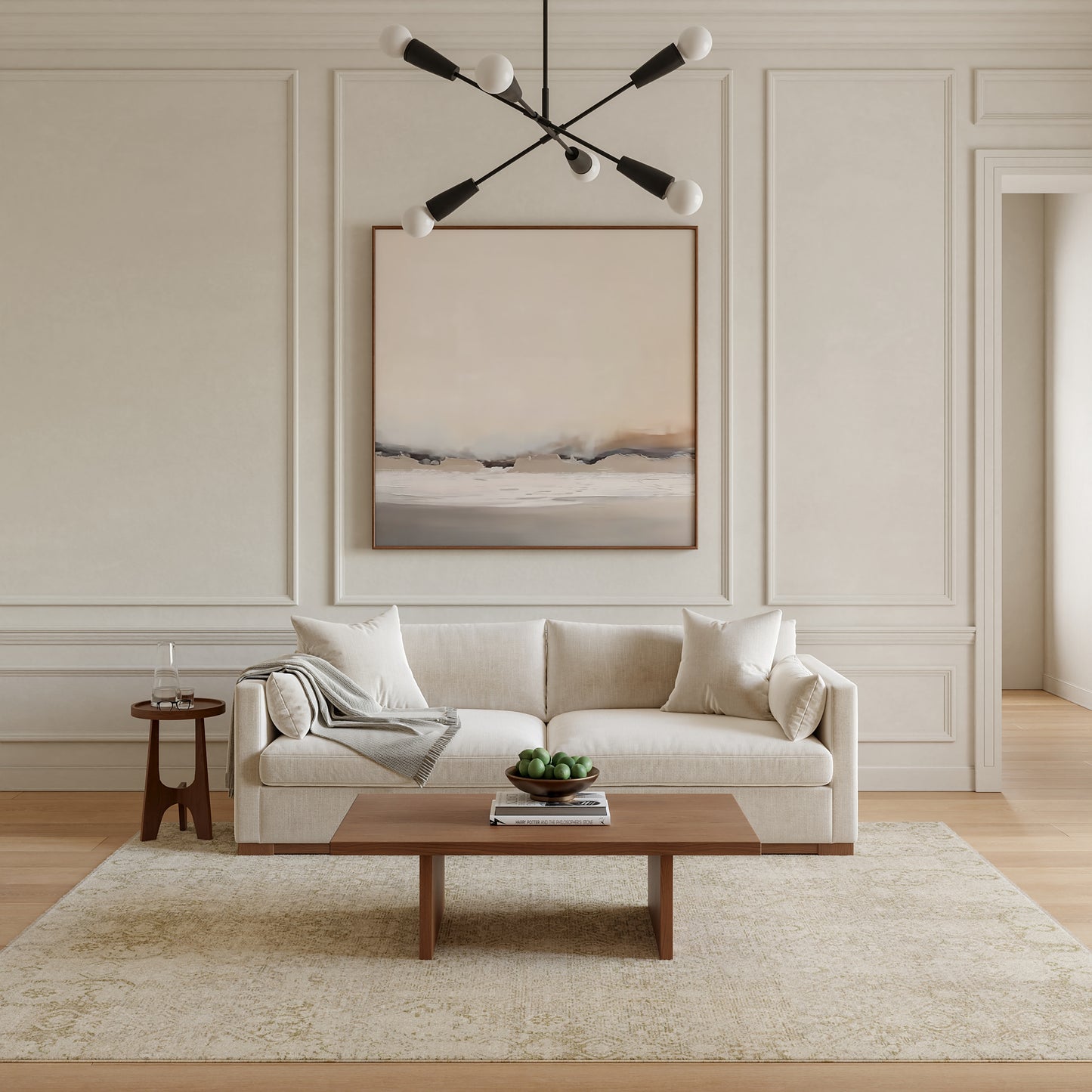 Nourison Sultana 9' x 12' Beige Green Vintage Indoor Rug