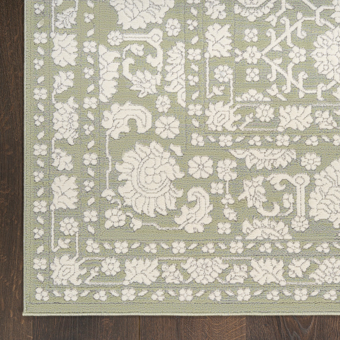 Nourison Grace 5'3" x 7'3" Sage Vintage Indoor Rug