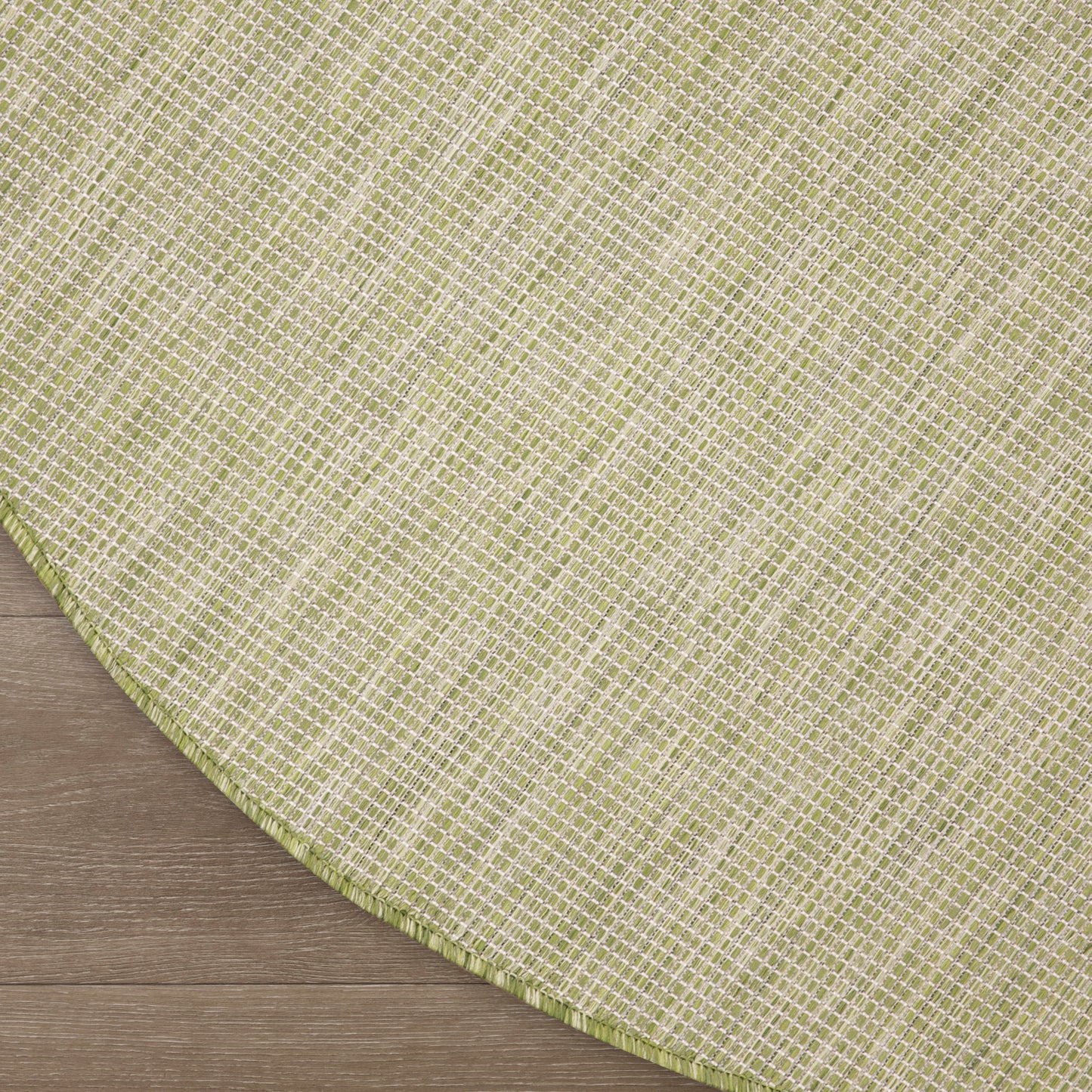 Nourison Positano 6' x Round Green Modern Rug