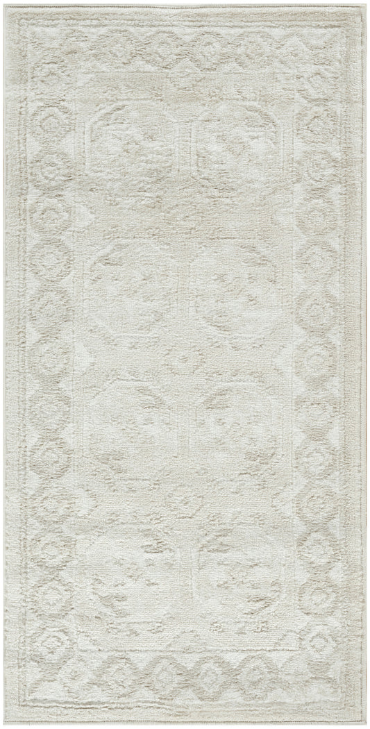 Nourison Dekor 2' x 4' Ivory Beige Vintage Indoor Rug