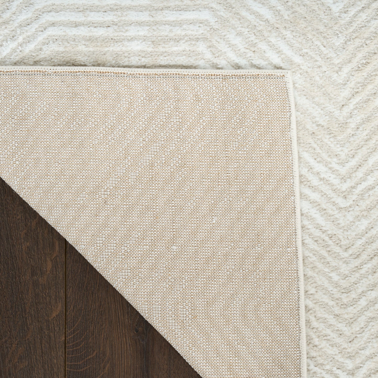 Nourison Dekor 5'3" x 7' Ivory Beige Modern Indoor Rug