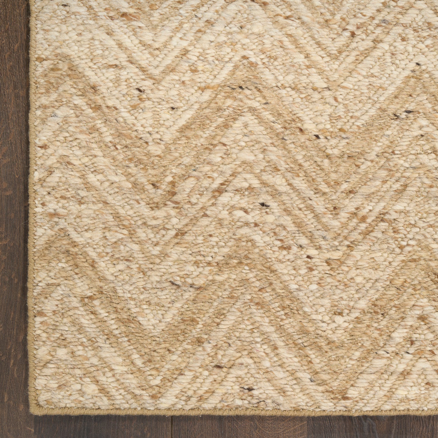 DKNY Pure Purl 8'6" x 11'6" Beige Ivory Modern Indoor Rug