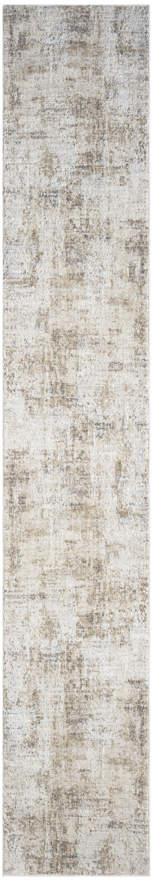 Calvin Klein CK078 Summit 2'2" x 12' Natural Grey Modern Indoor Rug