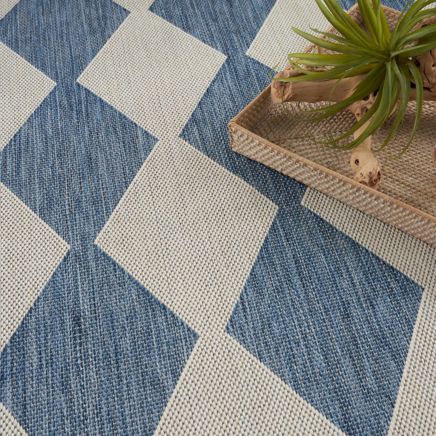 Nourison Positano 10' x 14' Navy Blue Modern Rug