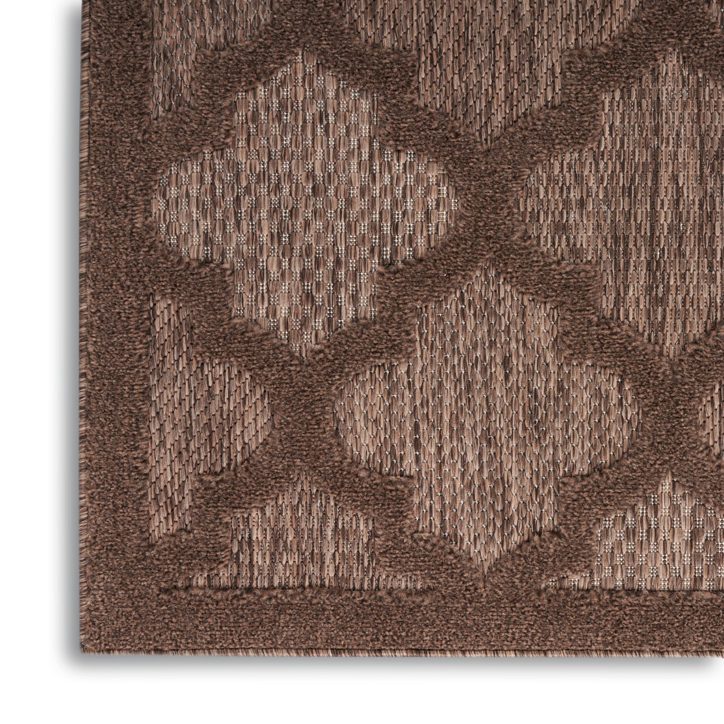 Nourison Easy Care 10' x 14' Brown Modern Rug