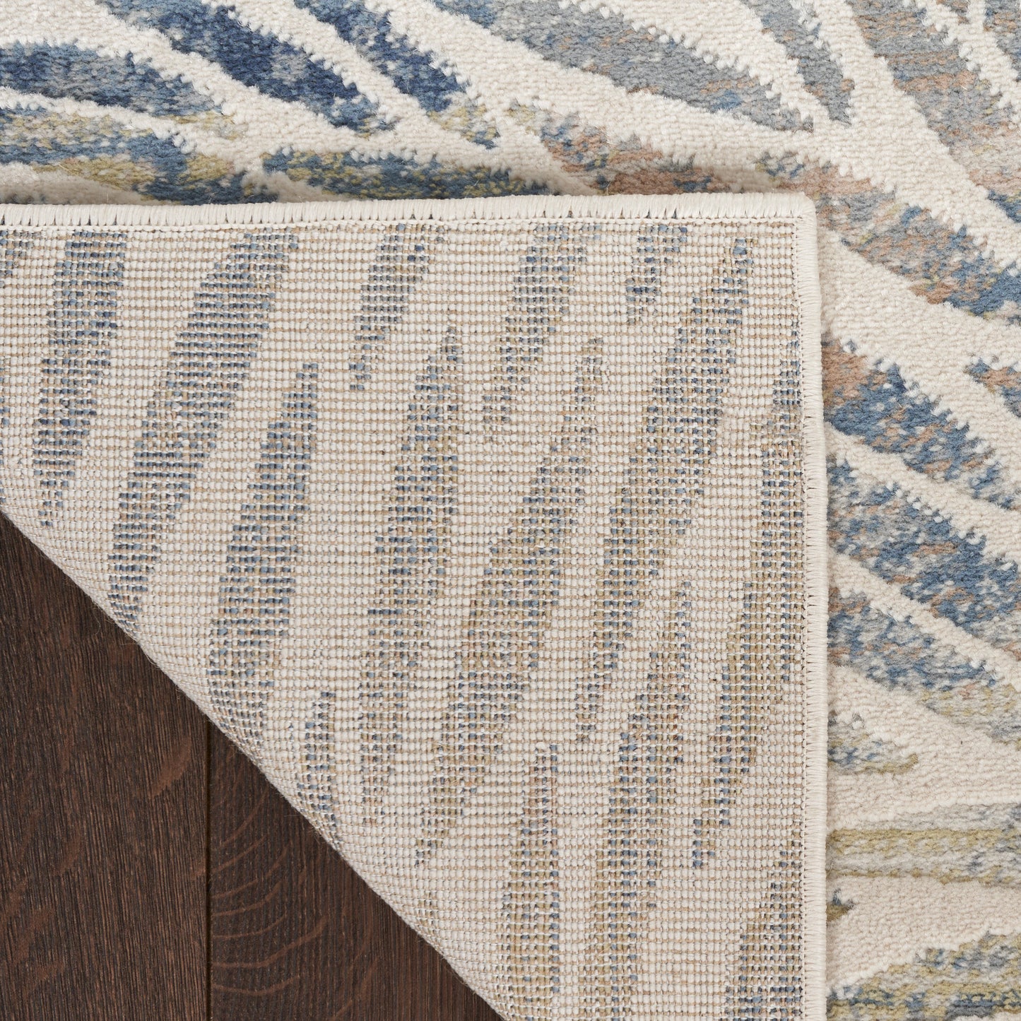 Nourison Exhale 2'2" x 7'6" Multicolor Modern Indoor Rug