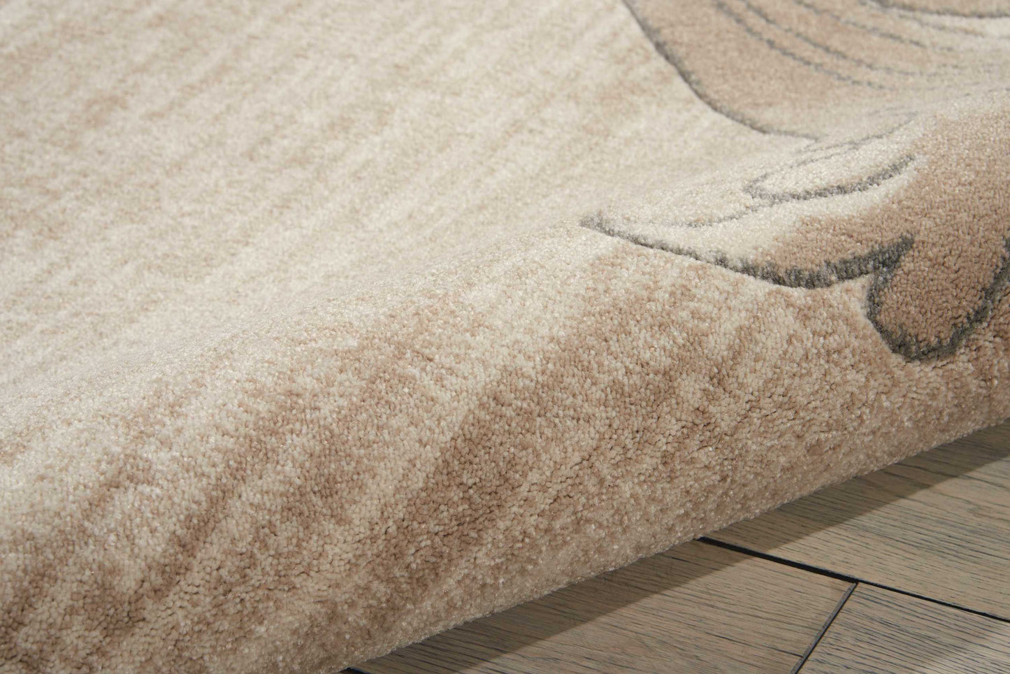 Nourison Maxell 9'3" x 12'9" Mocha Farmhouse Indoor Rug