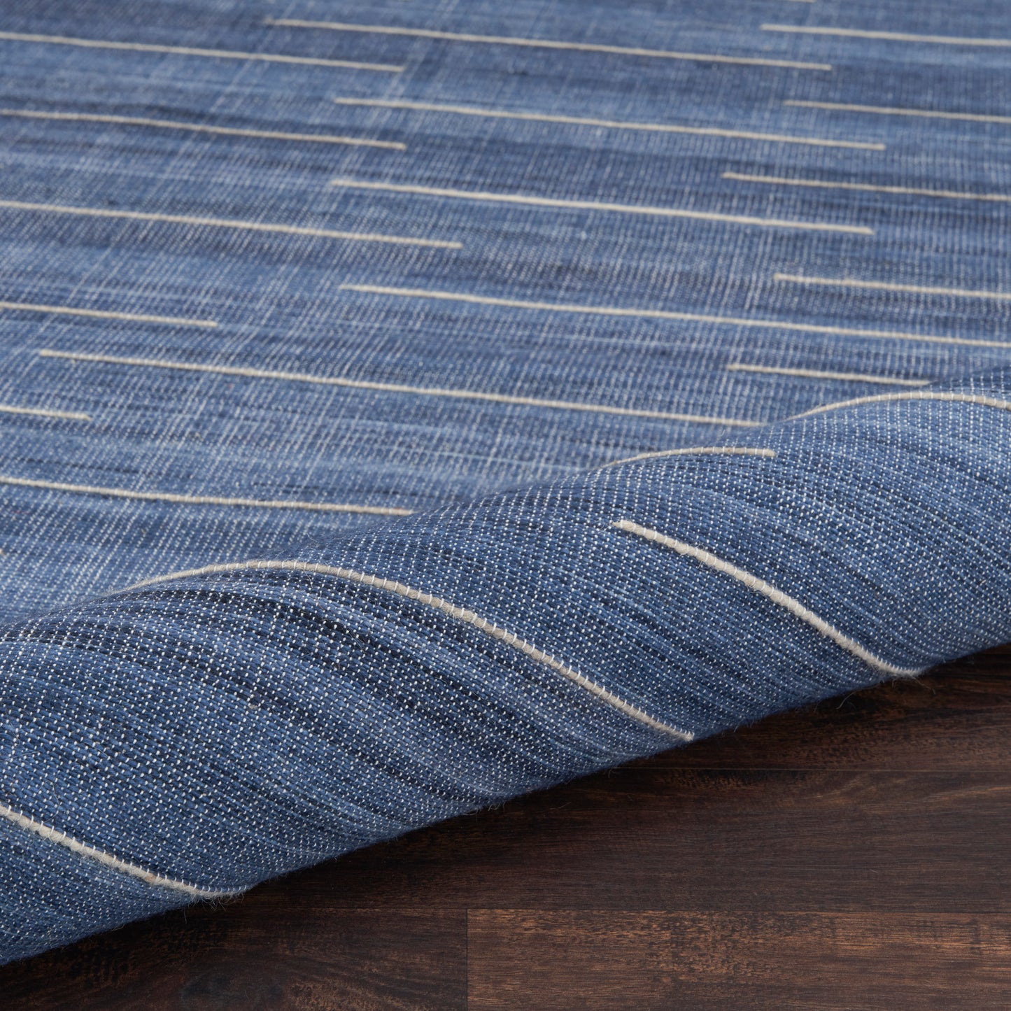 Nourison Interweave 6' x 9' Navy Modern Indoor Rug