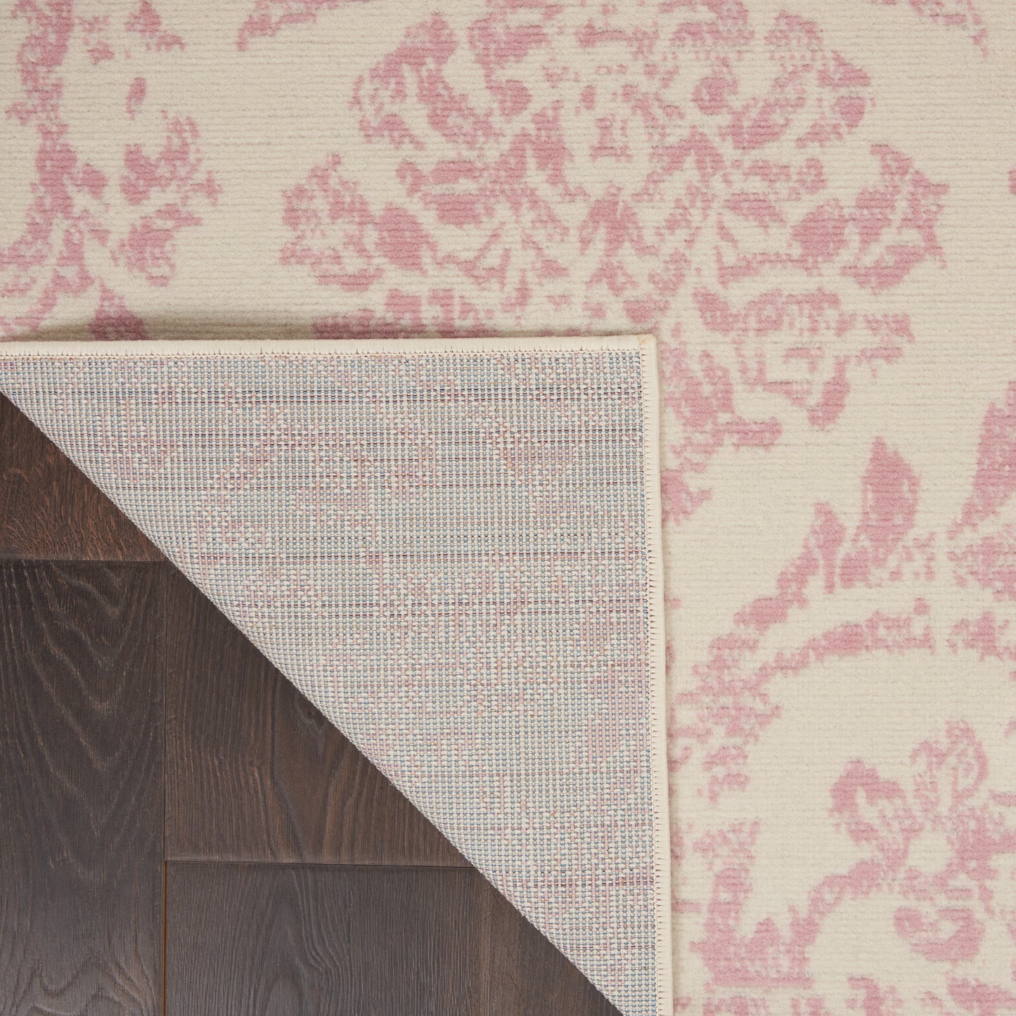 Nourison Jubilant 5'3" x 7'3" Ivory Pink Vintage Indoor Rug