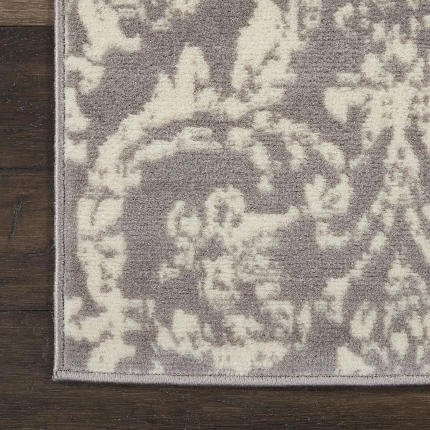 Nourison Jubilant 2' x 6' Grey Vintage Indoor Rug