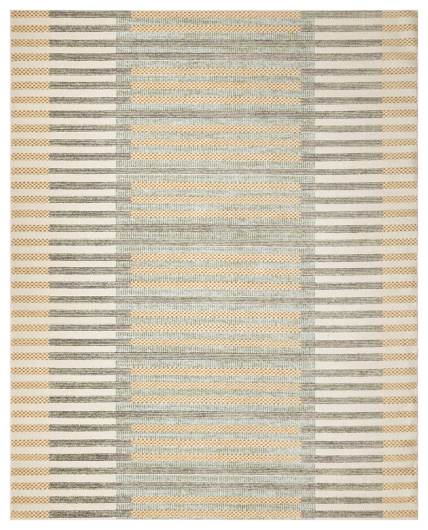 Nourison Nordic 8' x 10' Ivory Multicolor Modern Indoor Rug