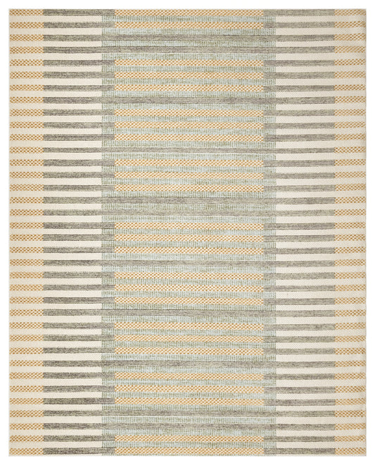 Nourison Nordic 8' x 10' Ivory Multicolor Modern Indoor Rug