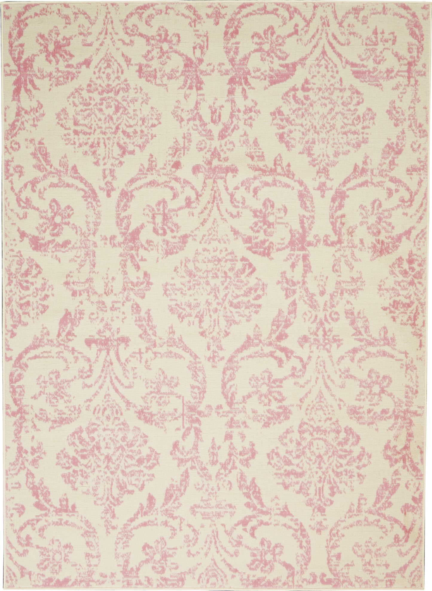 Nourison Jubilant 4' x 6' Ivory Pink Vintage Indoor Rug
