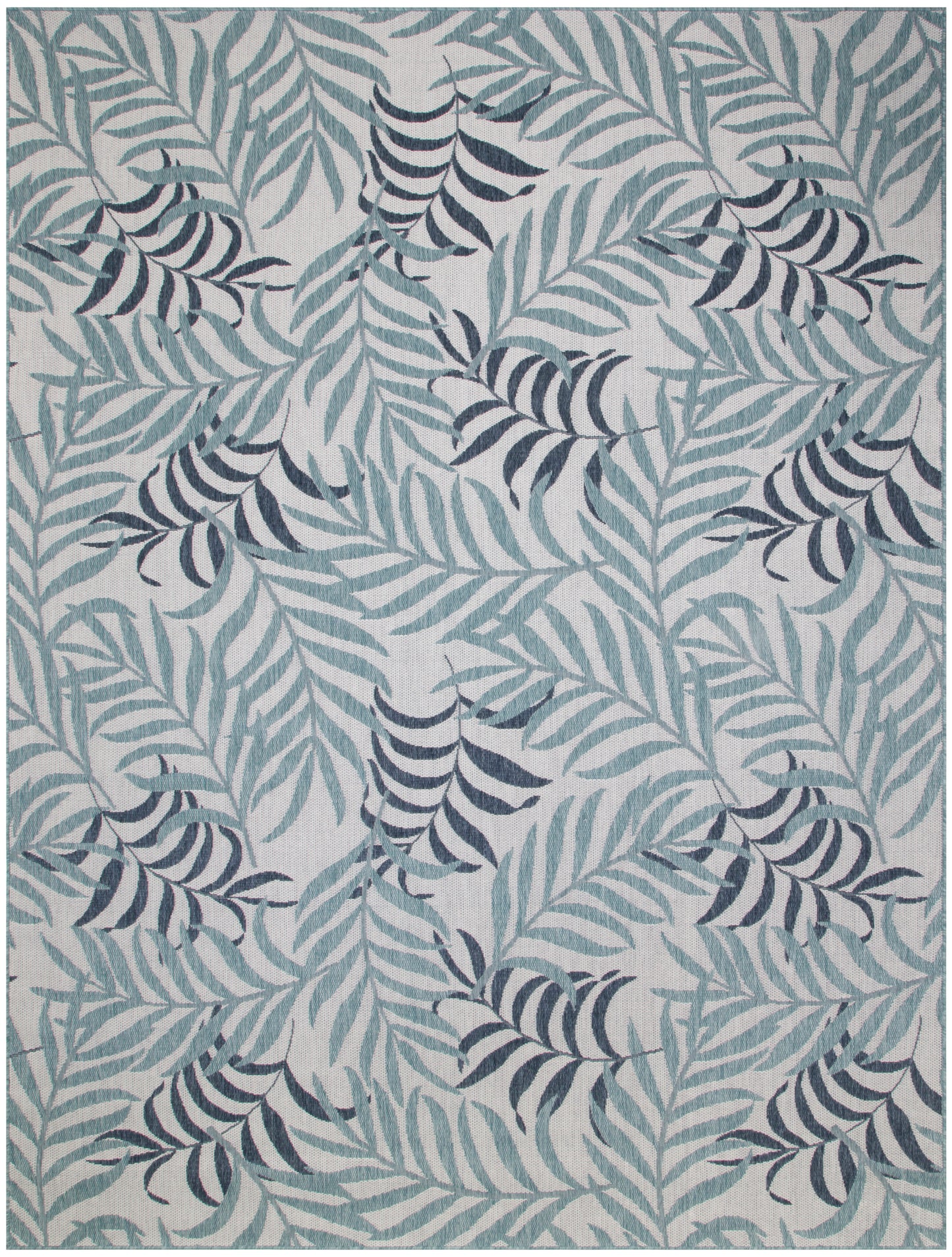 Nourison Garden Oasis 10' x 14' Blue Tropical Rug