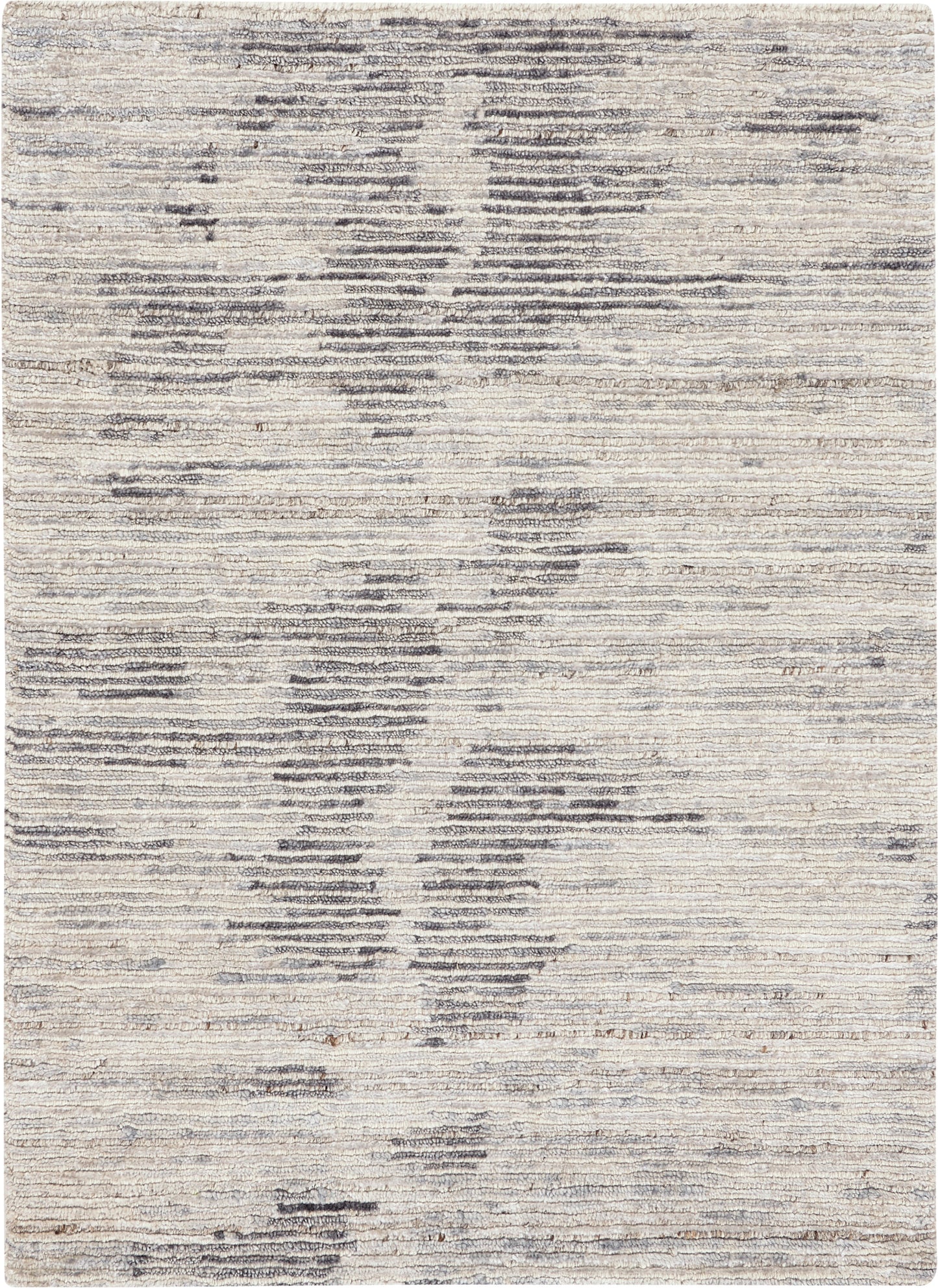 Nourison Ocean 2' x 3' Cream Charcoal Modern Indoor Rug