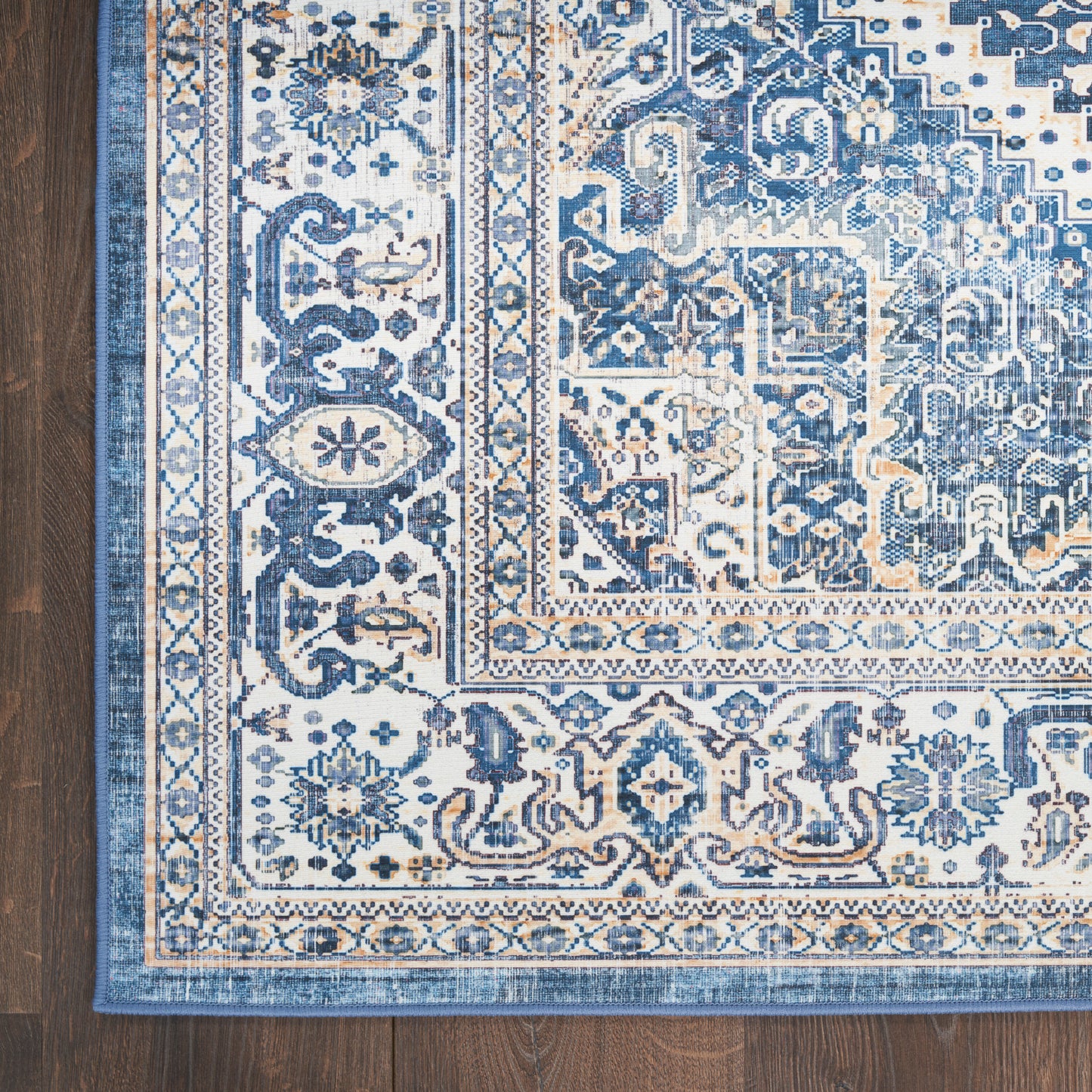 Nourison Vintage Home 5' x 7' Blue Bohemian Indoor Rug