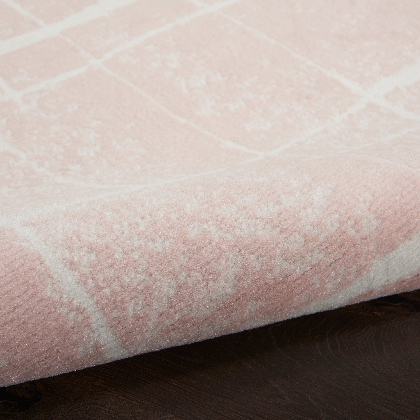 Nourison Whimsicle 8' x 10' Pink Ivory Modern Indoor Rug