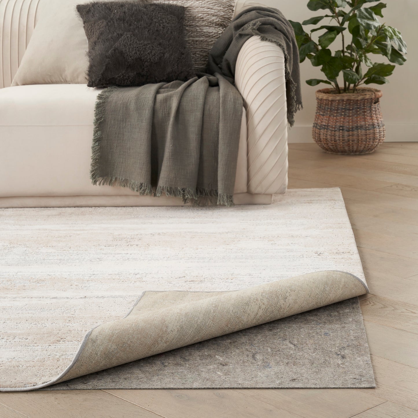 Nourison Basic RugLoc 5'5" x 7'11" Rectangle Non-slip Rug Pad