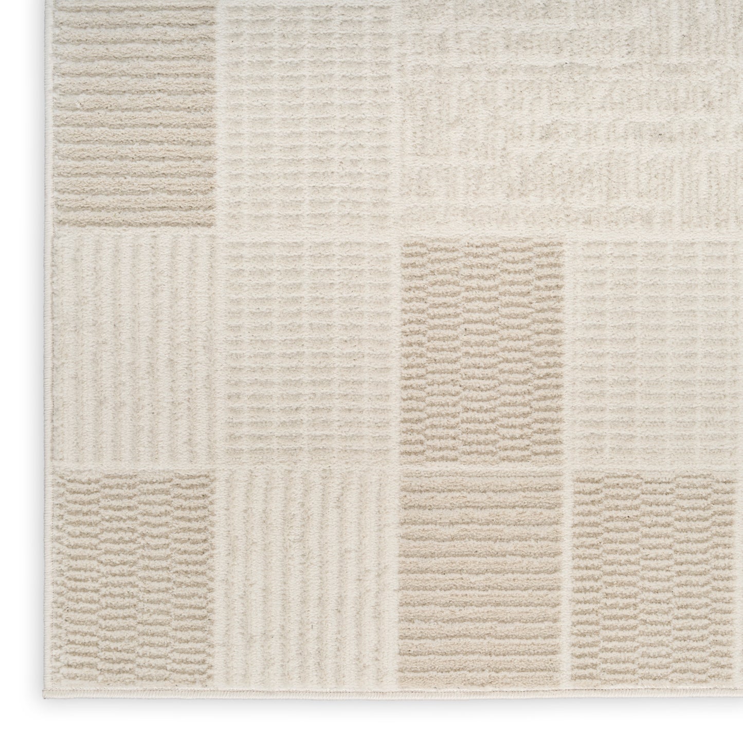 Nourison Nordic 8' x 10' Ivory Grey Modern Indoor Rug