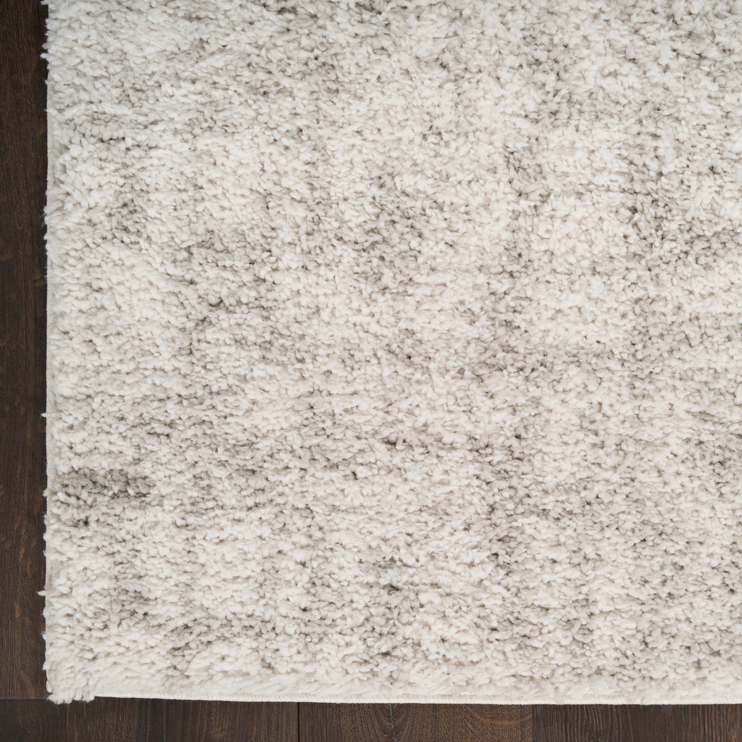 Nourison Modern Shag 7'10" x 9'10" Ivory Grey Modern Indoor Rug