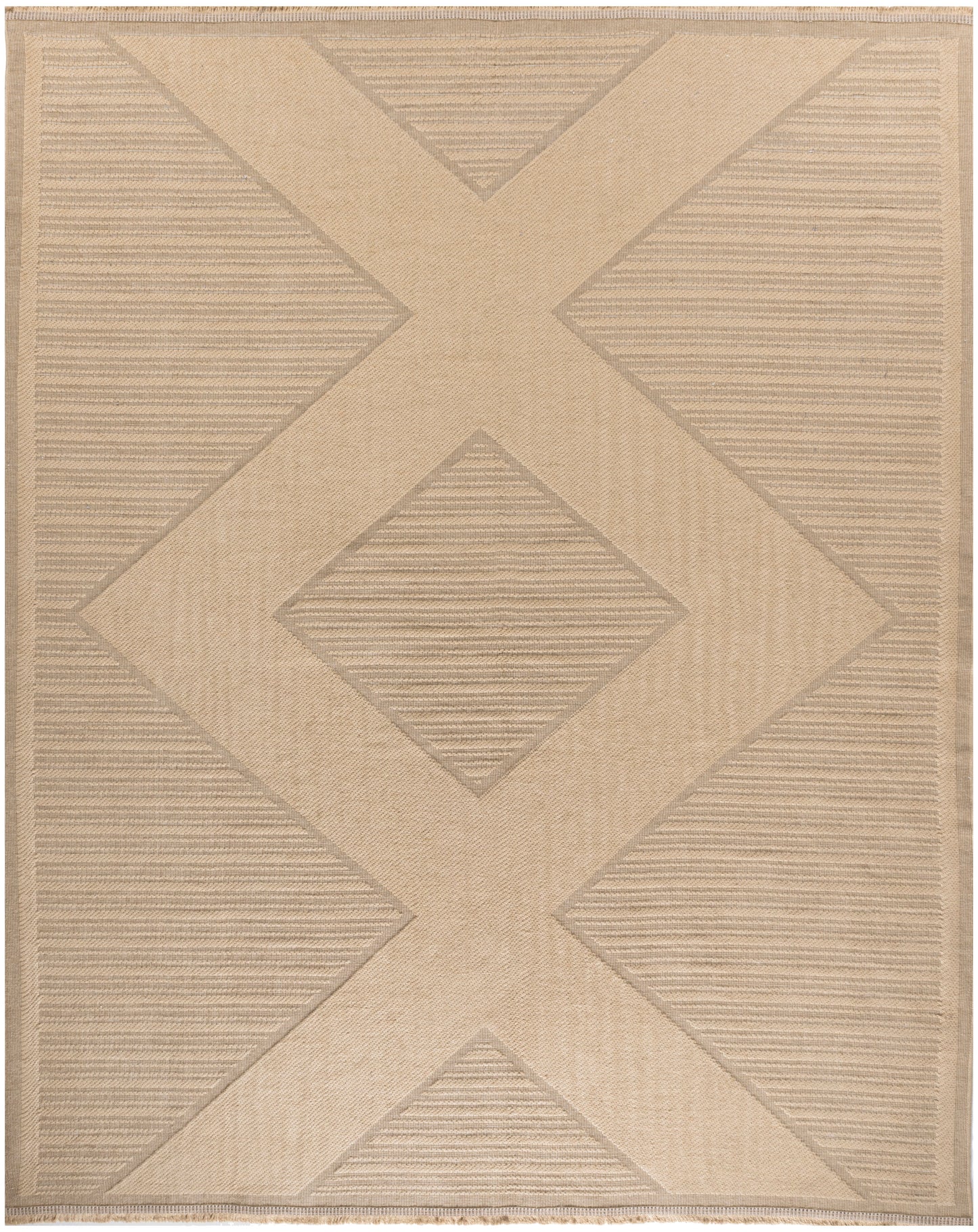 Nourison Washable Jute 7'10" x 9'10" Natural Beige Modern Indoor Rug