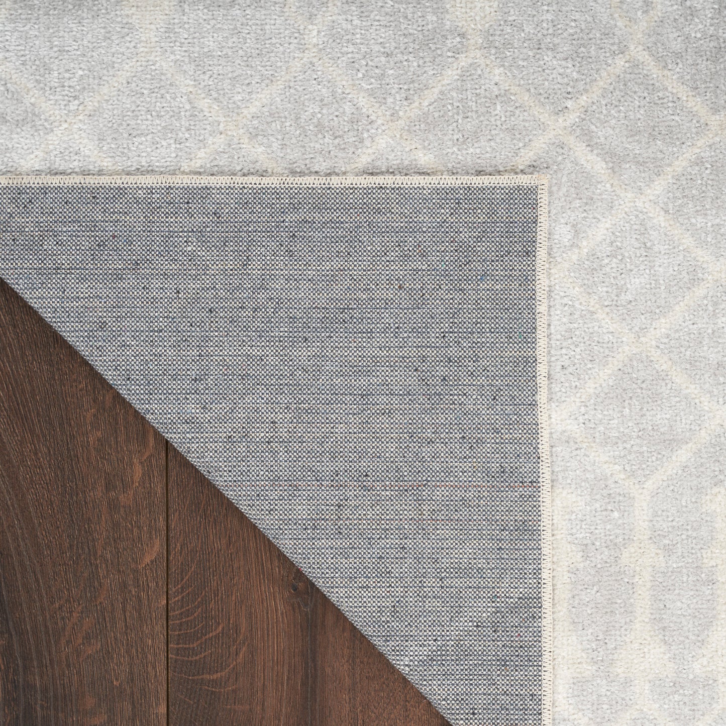 Nourison Astra Machine Washable 9' x 12' Grey Bohemian Indoor Rug
