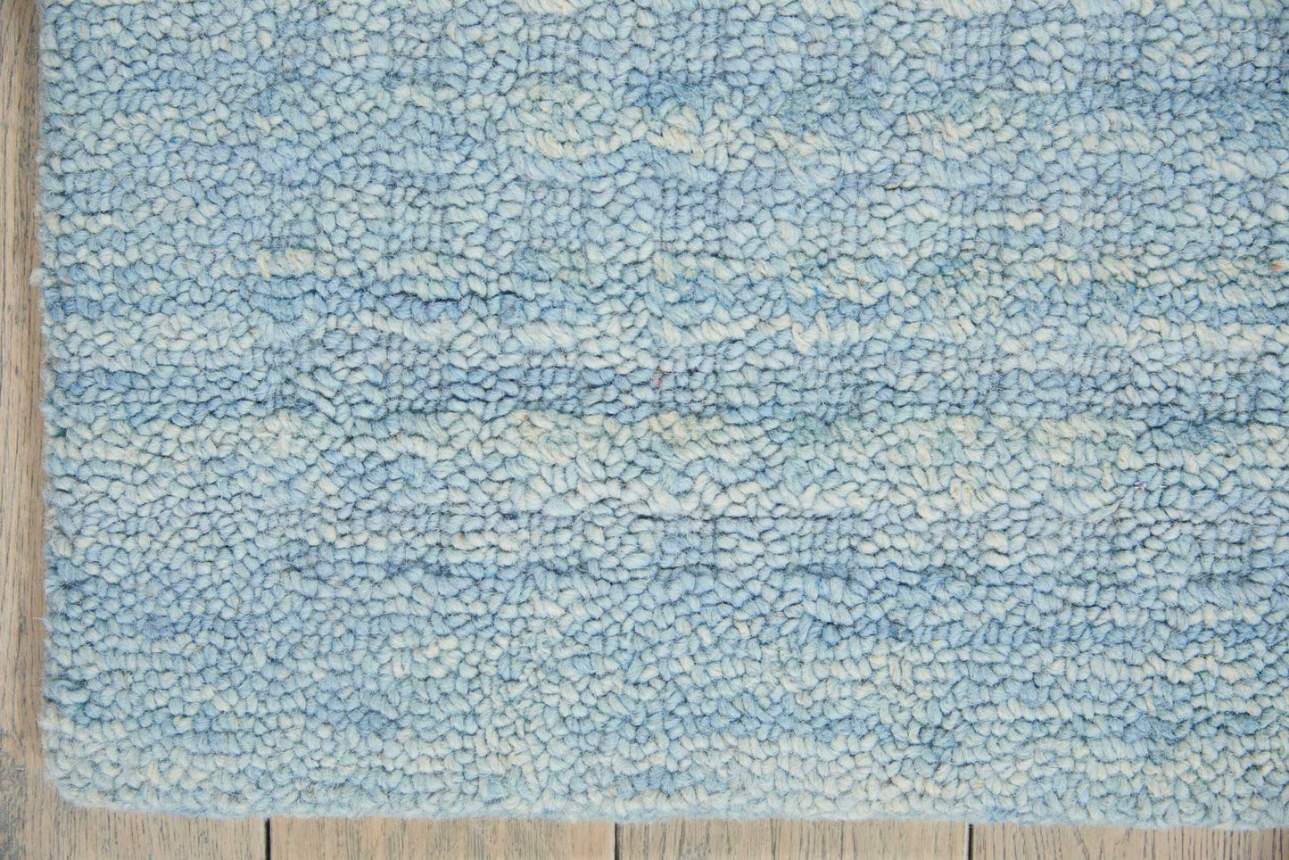 Nourison Marana 6'6" x 9'6" Sky Blue Contemporary Indoor Rug