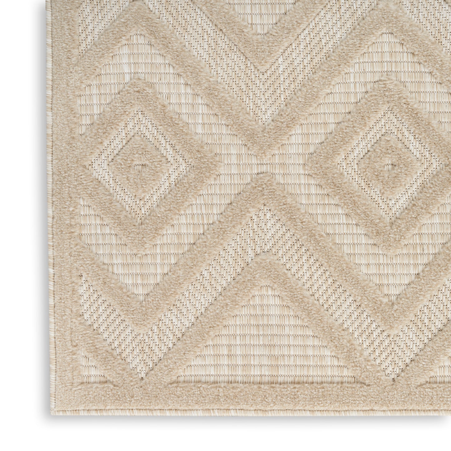 Nourison Versatile 2' x 6' Cream Modern Rug