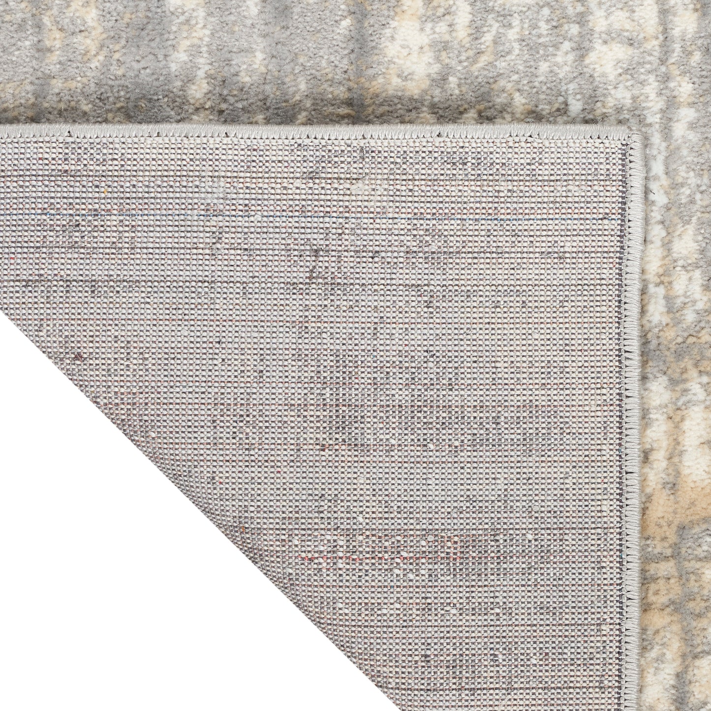 Calvin Klein CK005 Enchanting 3'2" x 5' Grey Ivory Modern Indoor Rug