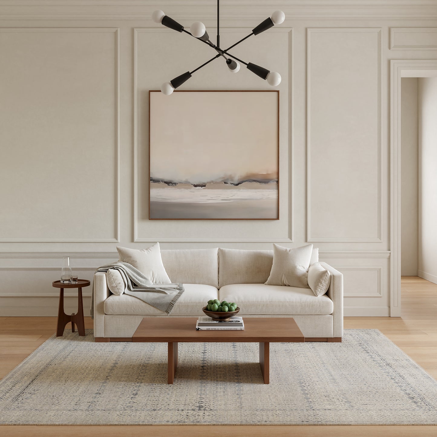 Nourison Sultana 9' x 12' Ivory Blue Vintage Indoor Rug