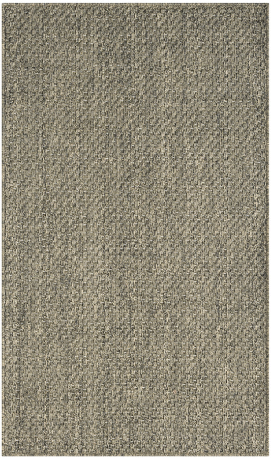 Nourison Tulum 3' x 5' Olive Outdoor Rug