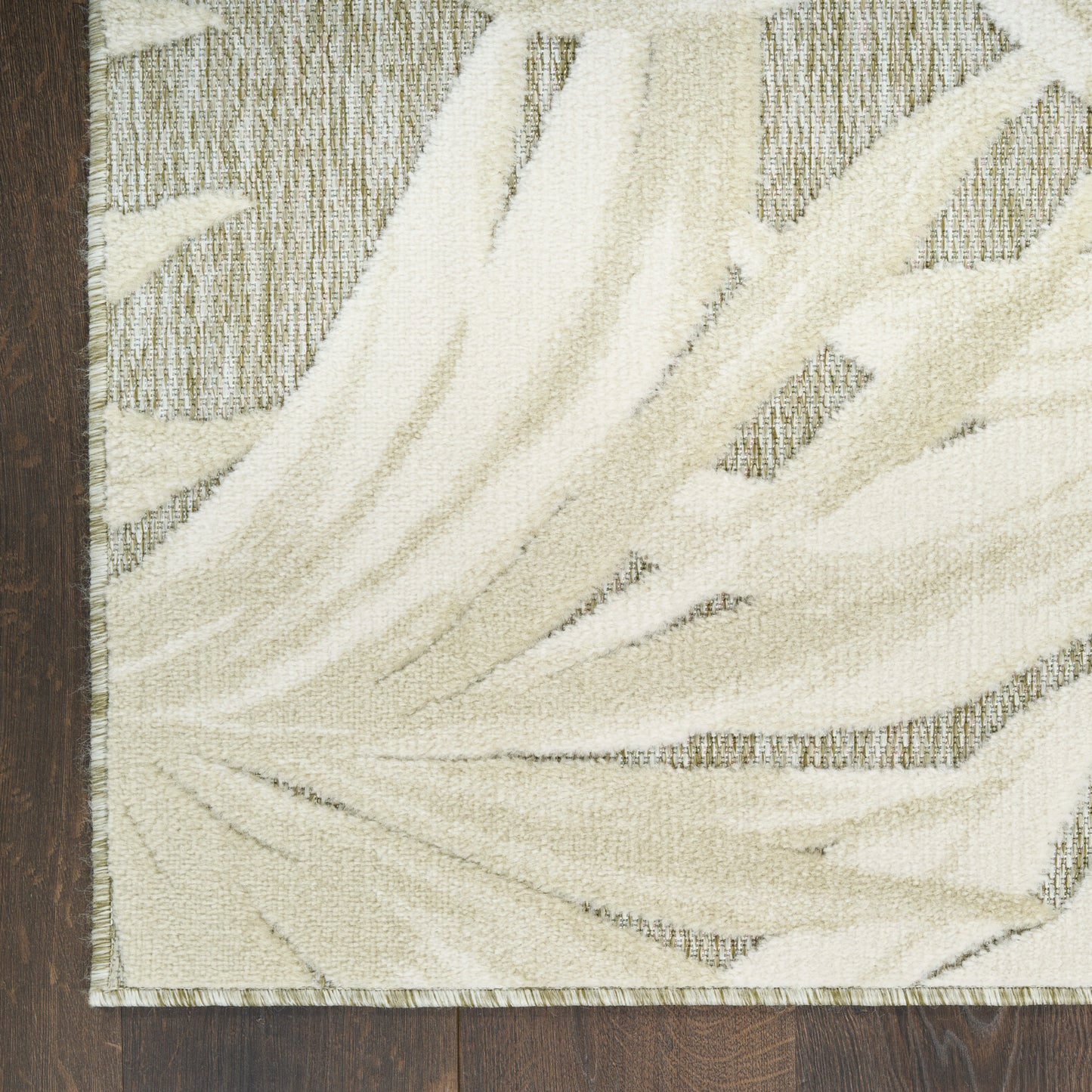 Nourison Aloha 5'3" x 7'5" Ivory Sage Modern Rug