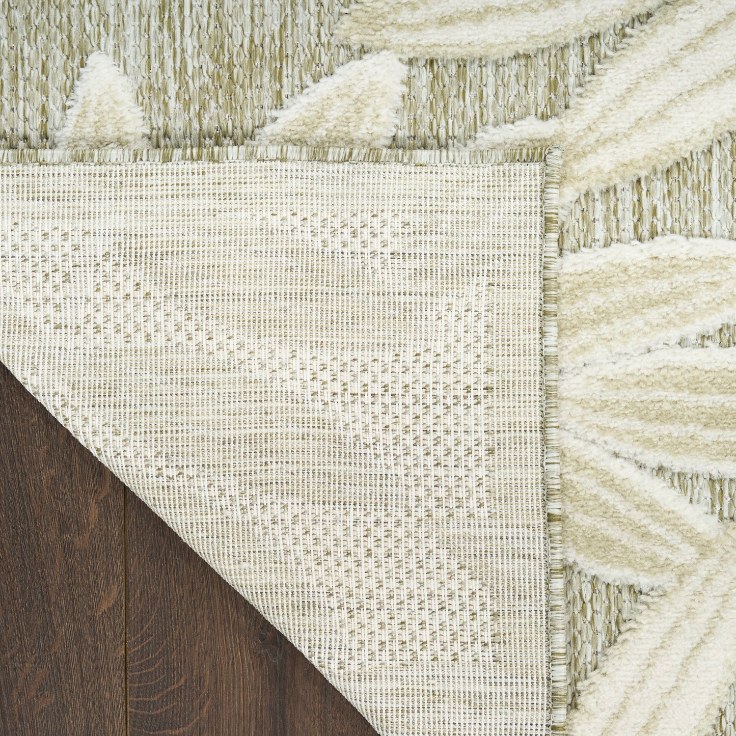 Nourison Aloha 5'3" x 7'5" Ivory Sage Modern Rug