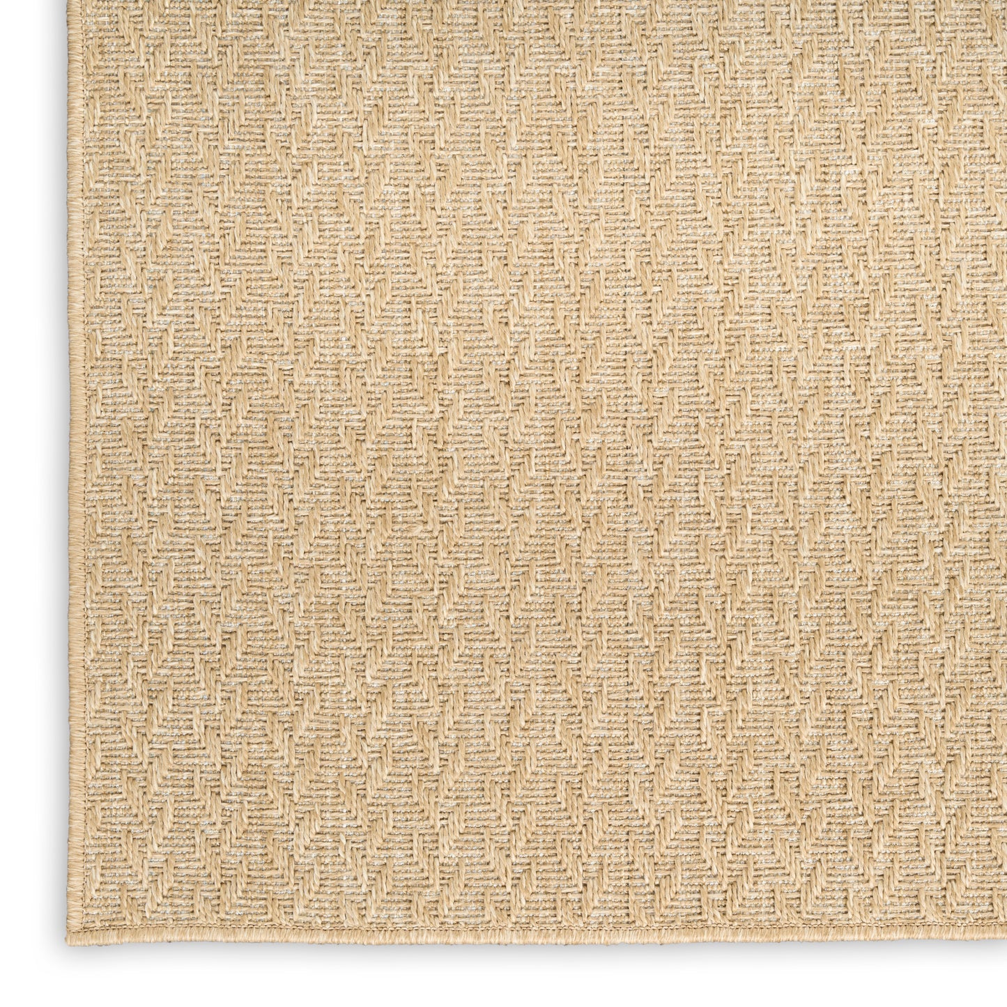 Nourison Tulum 2'2" x 10' Taupe Outdoor Rug