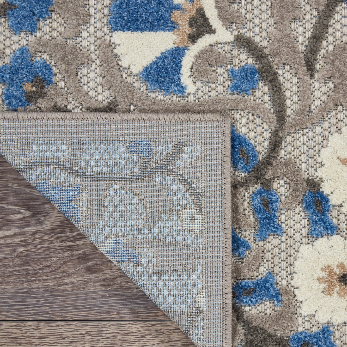 Nourison Aloha 2' x 3' Grey Multicolor Transitional Rug