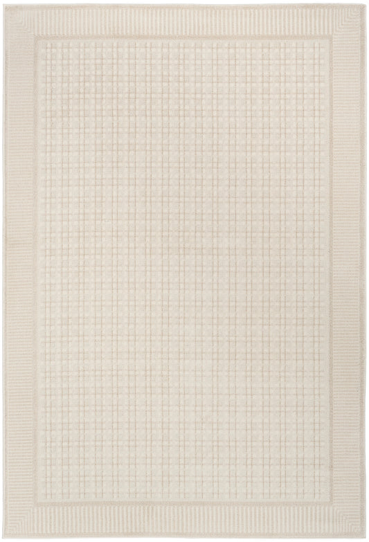 Nourison Nordic 4' x 6' Ivory Modern Indoor Rug