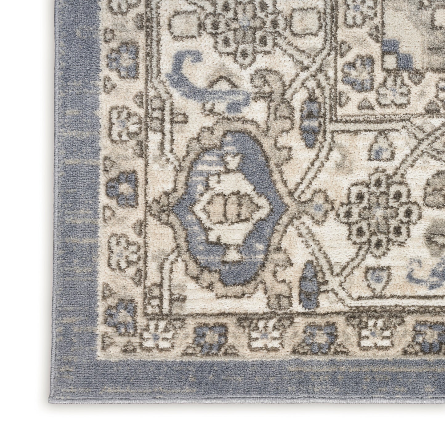 Nourison Quarry 8'10" x 11'10" Blue Vintage Indoor Rug