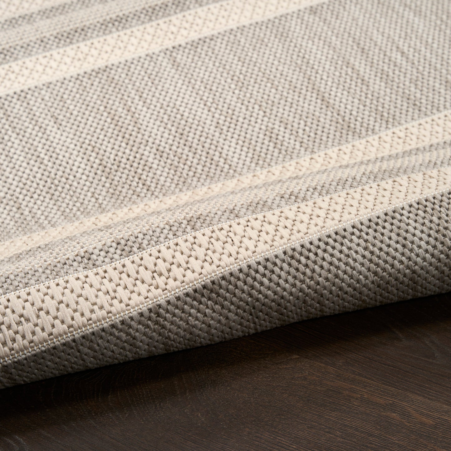 Nourison Horizon Indoor/Outdoor 5' x 7' Grey Modern Rug