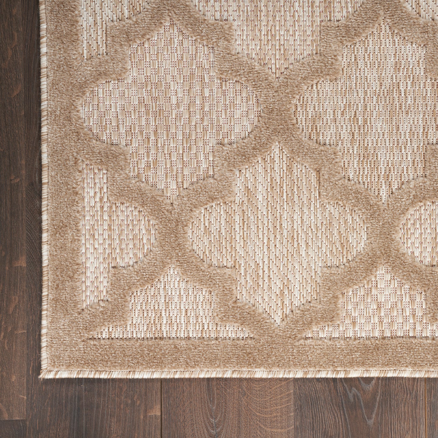 Nourison Easy Care 9' x 12' Natural Beige Modern Rug