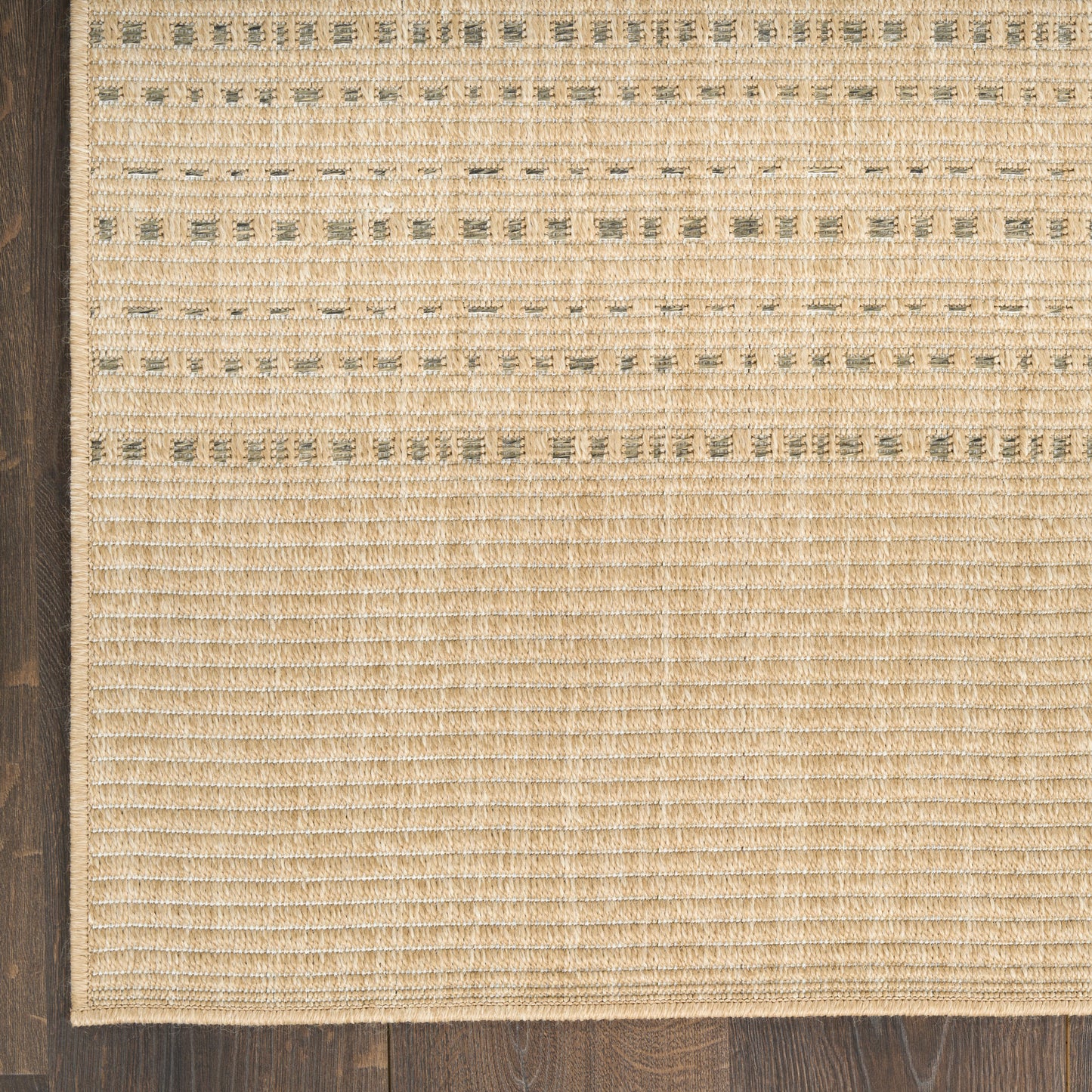 Nourison Tulum 9' x 12' Taupe Outdoor Rug