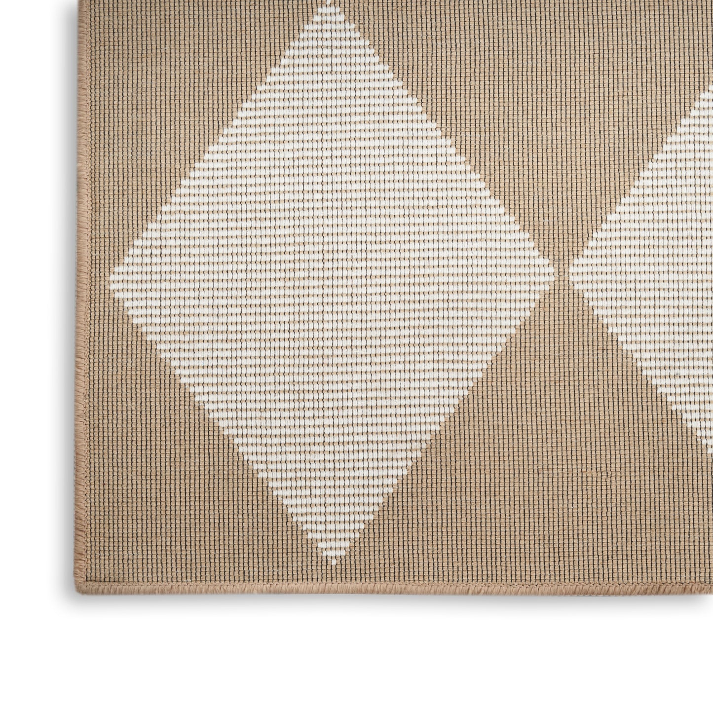 Nourison Washable Modern Jute 5'3" x 7'3" Natural Ivory Modern Indoor Rug