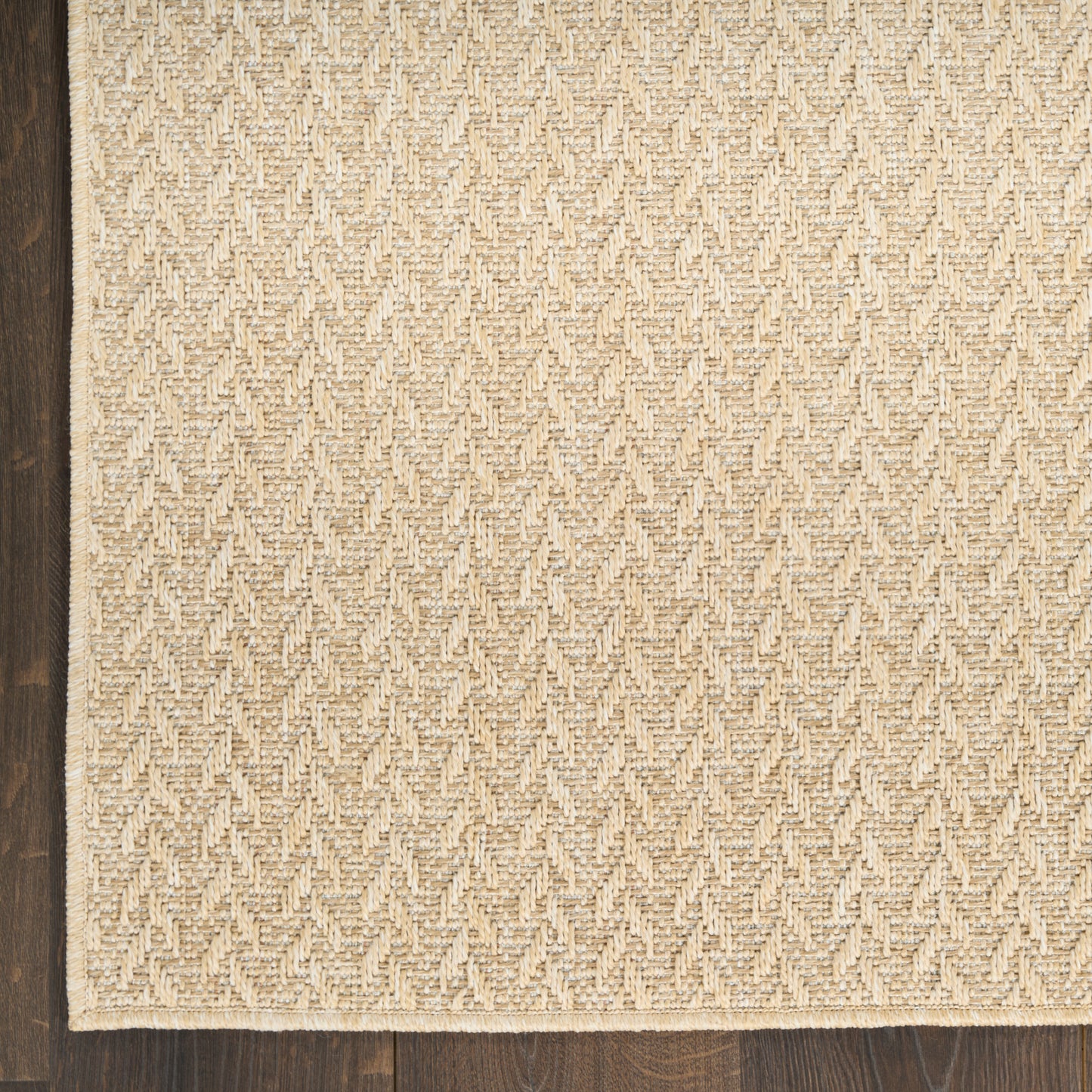 Nourison Tulum 3' x 5' Cream Outdoor Rug