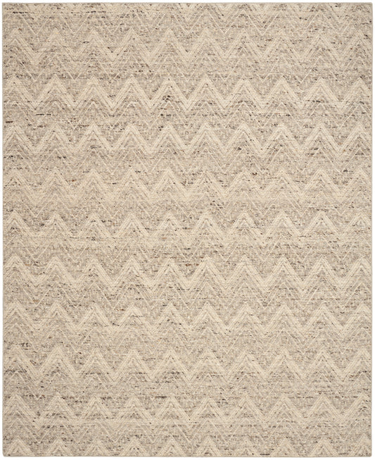 DKNY Pure Purl 8'6" x 11'6" Grey Ivory Modern Indoor Rug