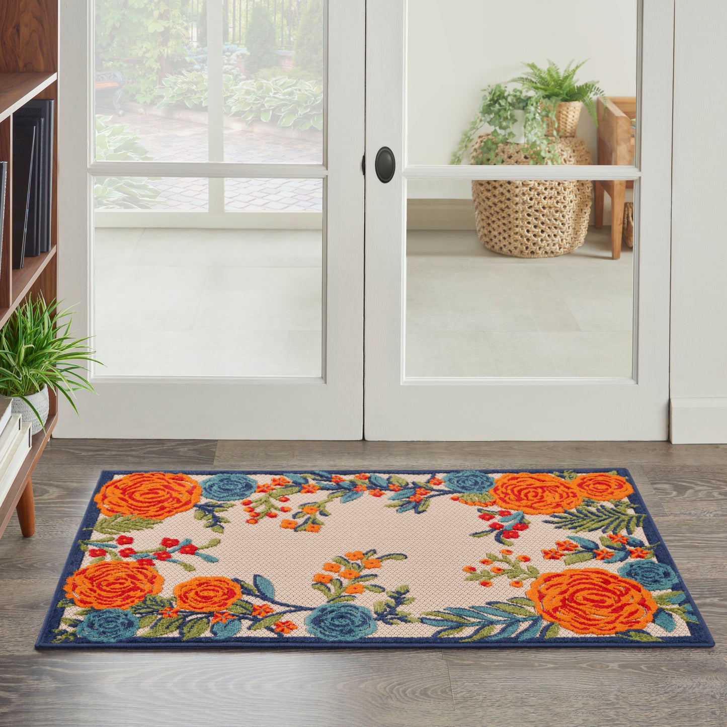 Nourison Aloha 2' x 3' Multicolor Outdoor Rug