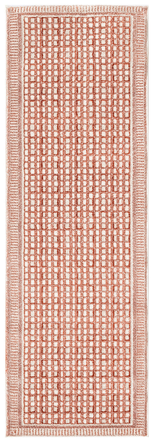 Nourison Nordic 2' x 6' Brick Ivory Modern Indoor Rug